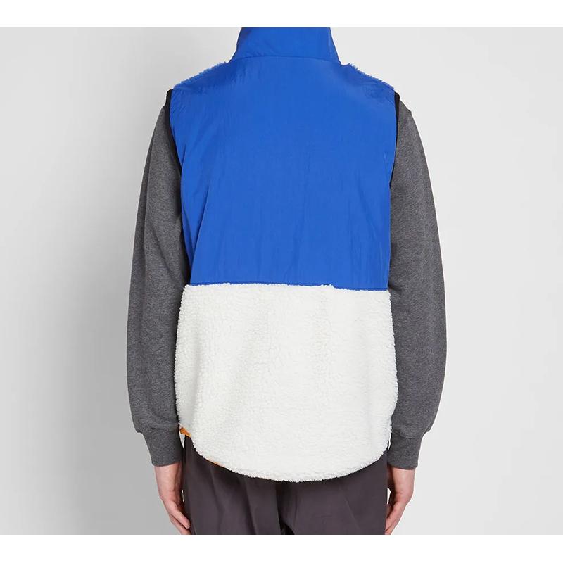 Nike Vests Men's Blue Stand Collar Thickened And Fleece Lined Other CD3142-480