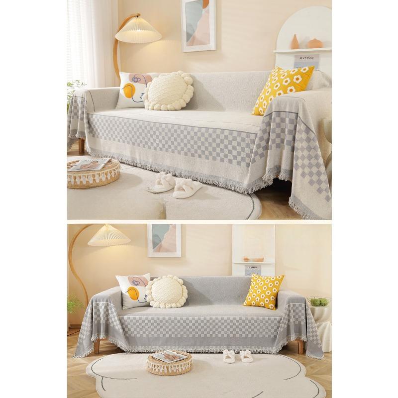 Sofa Cover Cloth, Full Cover Blanket, Backrest Cover Cloth, Anti Slip Sofa Cushion, Universal Cover, Anti Cat Scratch, All Season Universal