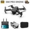 E88 E525 Folding Drone with HD Camera, Remote Control, and Four-Axis Aerial Photography Features