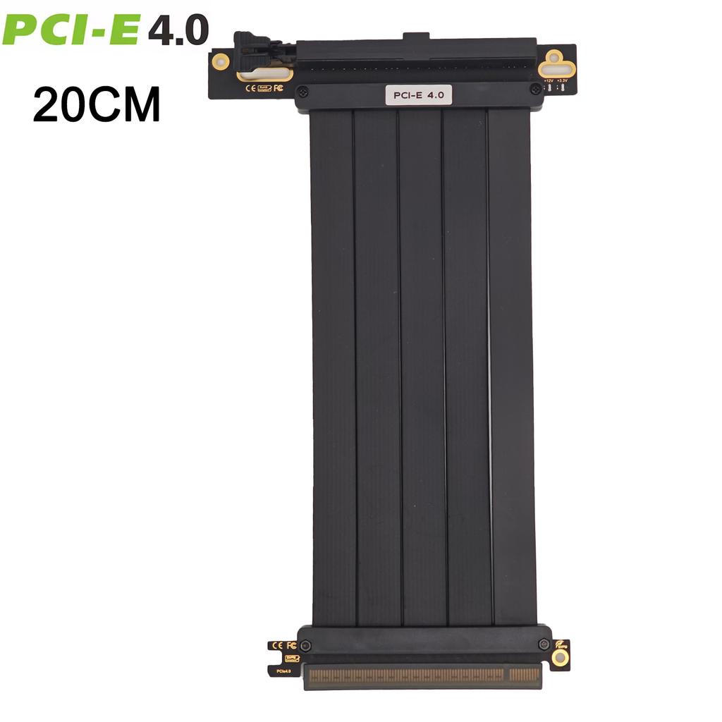 PCIE 4.0 X16 Extension Cable PCI Graphics Card PCl-E X16 Riser Extension Cord 3.0/4.0 PCl-Express GPU Extension Cable