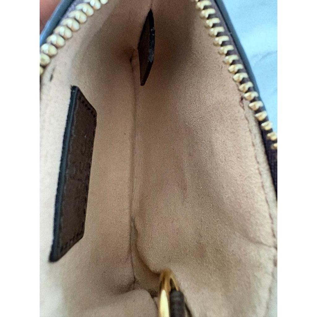 Used GUCCI GG Supreme Key Case Pouch