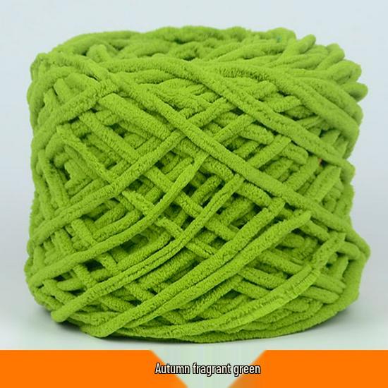 Plush Wool Yarn for Hand-Knitted Crochet Shoes & Slippers