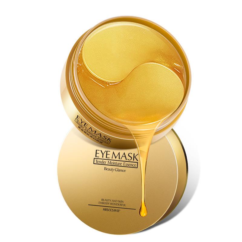 24K gold Collagen eye mask Remove Dark Circles Whitening Firming moisturizes and tightens the skin tender eye mask stick eye care