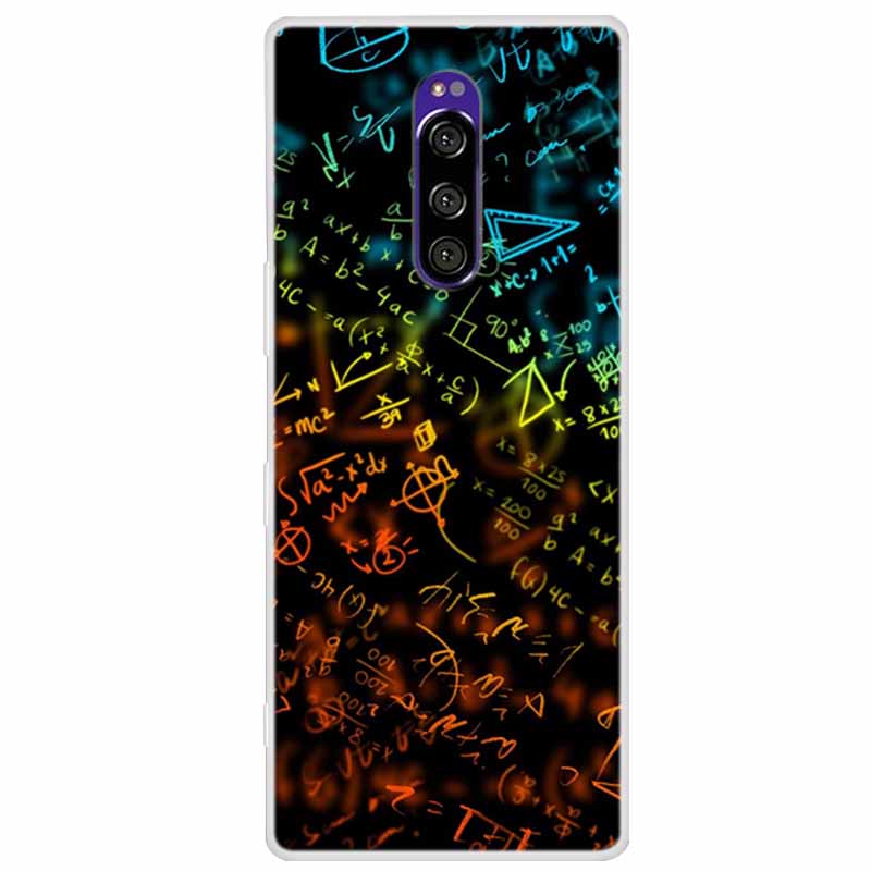 Funda de Silicona Suave para Sony Xperia 1 Funda Moda Transparente Fundas de Teléfono Tigre para Sony Xperia1 XZ4 SO-03L SOV40 J8110 Coque Parachoques