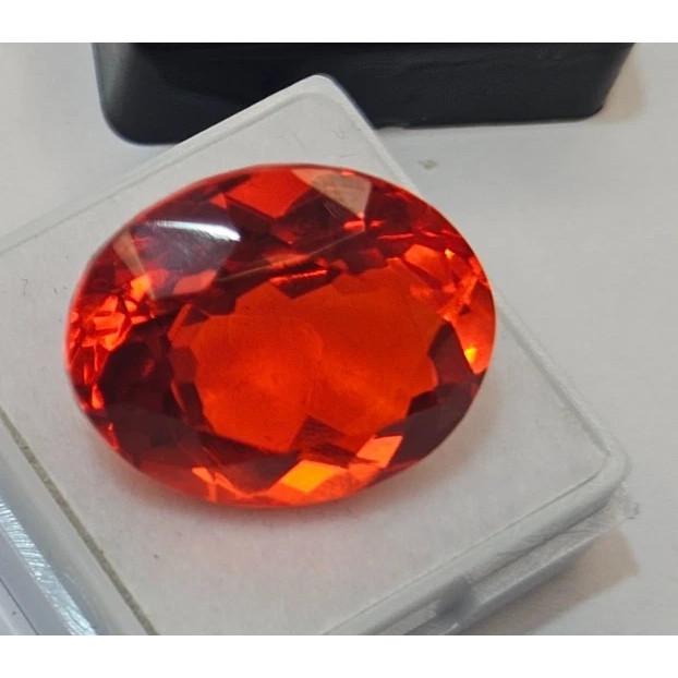 Natural Sapphire Orange Oval Cut 23-24 Ct Fabulous Loose Gemstone