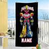 Love Transformers Customize Your Name Beach Towel Super Soft Microfiber Quickdry Fabric