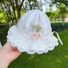 Baby Girl Summer Sun Hat With Adjustable Brim For Outdoor Protection