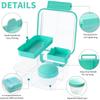 1Pcs Portable Divided Lunch Box Picnic Salad Fruit Container Handheld Commuter Meal Box Student Food Preservation Container