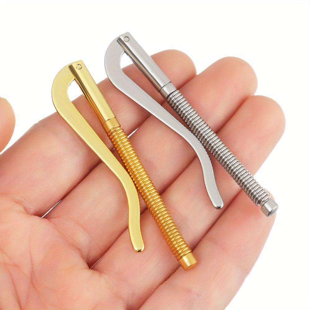 Portable Durable Metal Money Clip High Quality Simple Bifold Cash Holder Bar Wallet Spring Clamp Replace Parts Wallets Holder