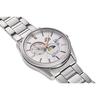 ORIENT SUNMOON Automatic Mechanical Watch Domestic Manufacturer Warranty Contemporary RN-AK0301S Mens White Silver