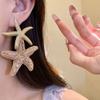 Personality Starfish Ear Pendant Elegant Star Dangle Earrings Unique Starfish Earrings  Vacation