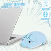 Cute, quiet, 2.4GHz wireless Bluetooth mouse in a piglet design. Connects two devices simultaneously. Cordless with USB receiver. Compatible with