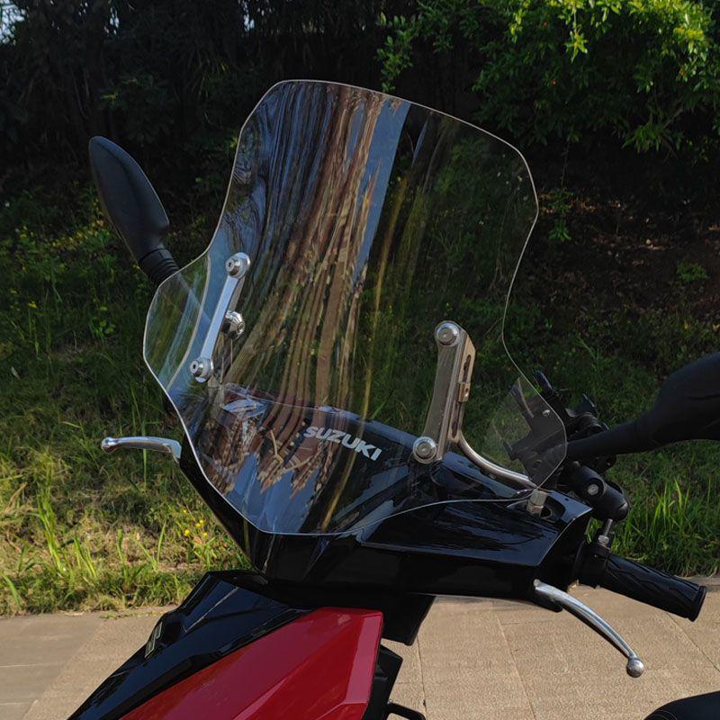 E5G Suitable for Suzuki UY125 Motorcycle Scooter Windshield Glass Front Shield