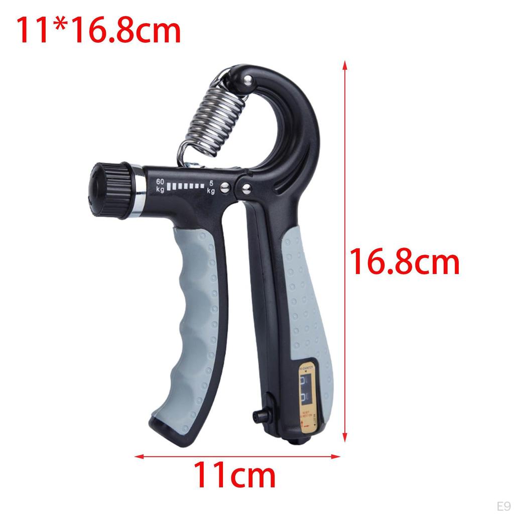 Hand Grip Strengthener Finger Exerciser Fitness Gripper Training Strength with Counter for
