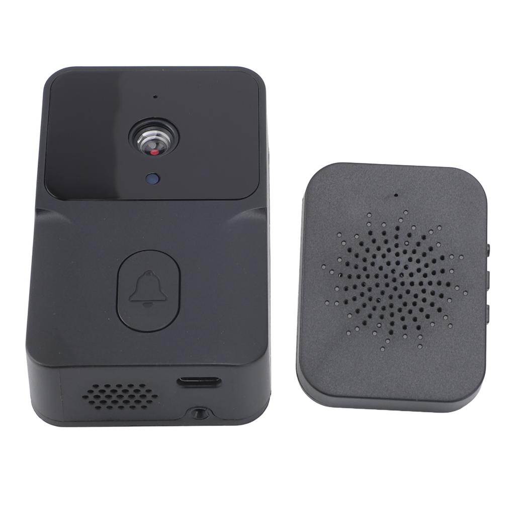 Smart Visual Doorbell HD Night Vision 2 Way Intercom 85 Degrees  Wireless Doorbell Camera for Home Villa