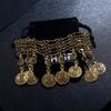 Fashion Simple Retro Exquisite Tassel Coin Pendants Anklet Women Foot Ornaments