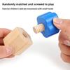 Wooden Montessori Early Learning Screw Building Blocks Shape Toy For Kids Handeye Coordination Development