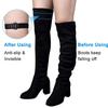 1 Pair Boot Straps for Thigh High, Knee Boot Straps Adjustable Elastic Thigh High Boots Bands with