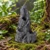 Artificial Rock Reptile Hide Textured Vivarium Accent Stress-Reducing