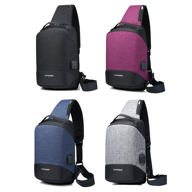 Luyisaber Nylon Crossbody Bolsas Men Bolsa de pecho Ejecución Corto Viaje Bolsa de Pecho Luyisaber Nylon Crossbody Bolsas Men Bolsa de pecho Ejecución Corto Viaje Bolsa de Pecho