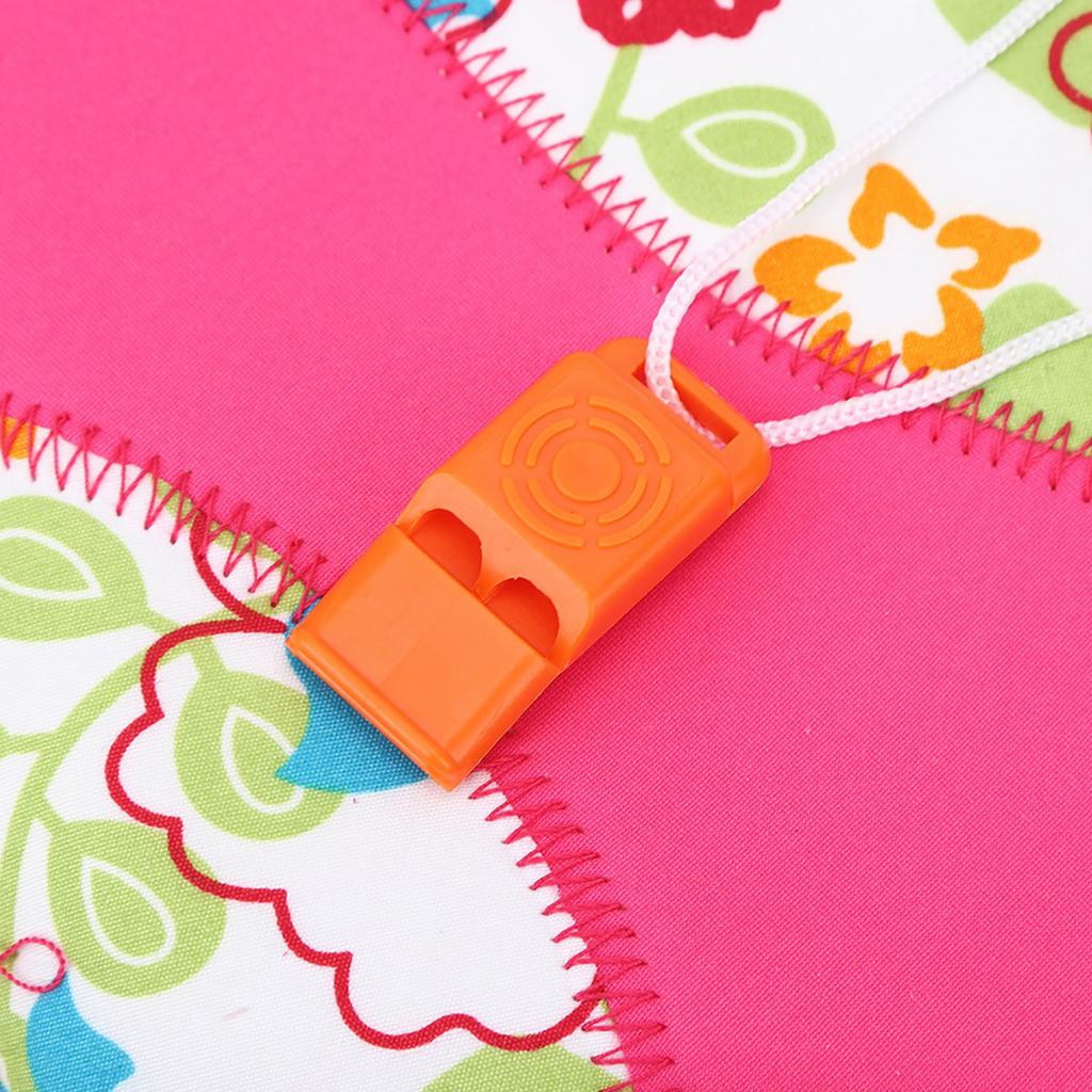 Neoprene Portable Children Safety Life Jacket Vest Floating Accessory for Kid Wearingpink