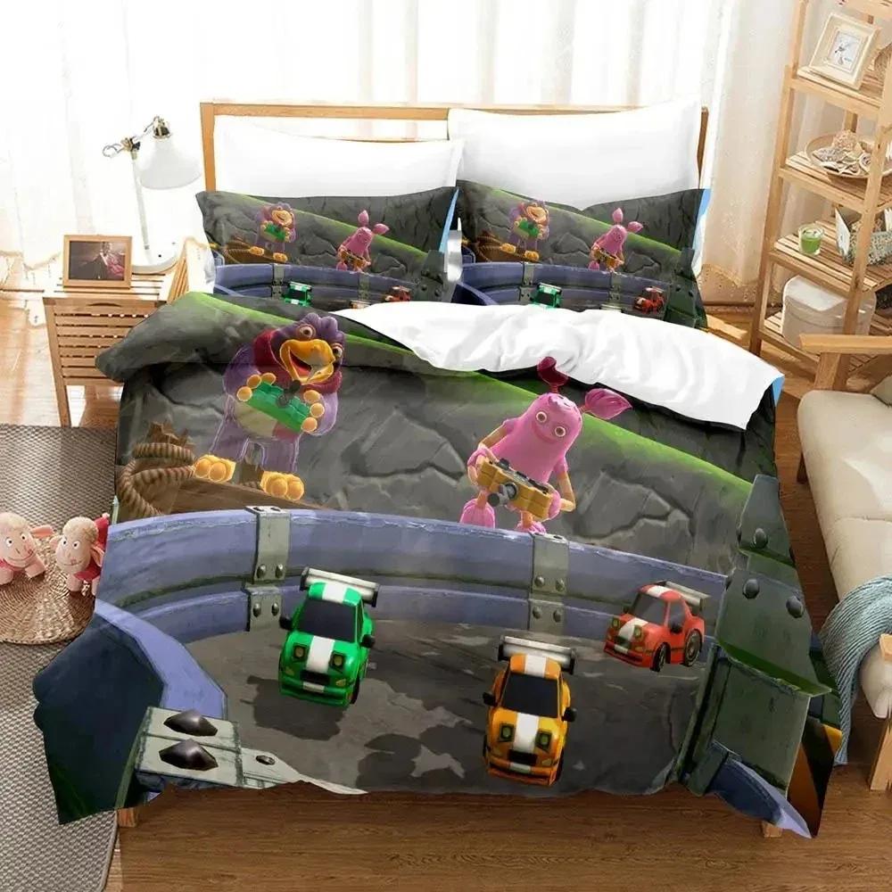 My Singing Monsters Anime Comfortable Duvet Quilt Cover Pillowcase Bedding Set Children Bedroom Decoration Home Textile