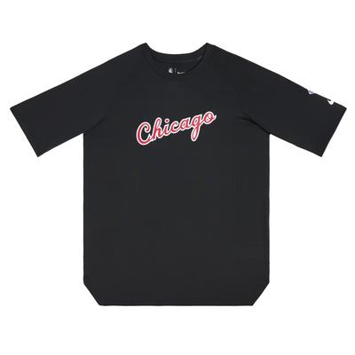 NBA 75th Anniversary Chicago T-Shirt Commemorating Star Players Quick-Dry Logo Pattern Fashion Round Neck Short Sleeve Kids Tops 3Z2B7HC2R-BUL