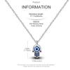925 Sterling Silver Luminous Firefly Heart Shaped Zircon Pendant Necklace For Women Fashion Anniversary Birthday Jewelry Gifts
