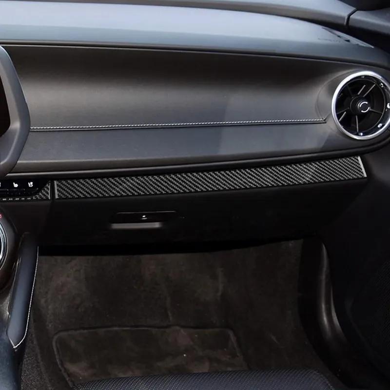 For Chevrolet Camaro 2016 2017 2018     Dashboard Set Carbon Fiber Interior Car Accessories Cover Stickers Trim
