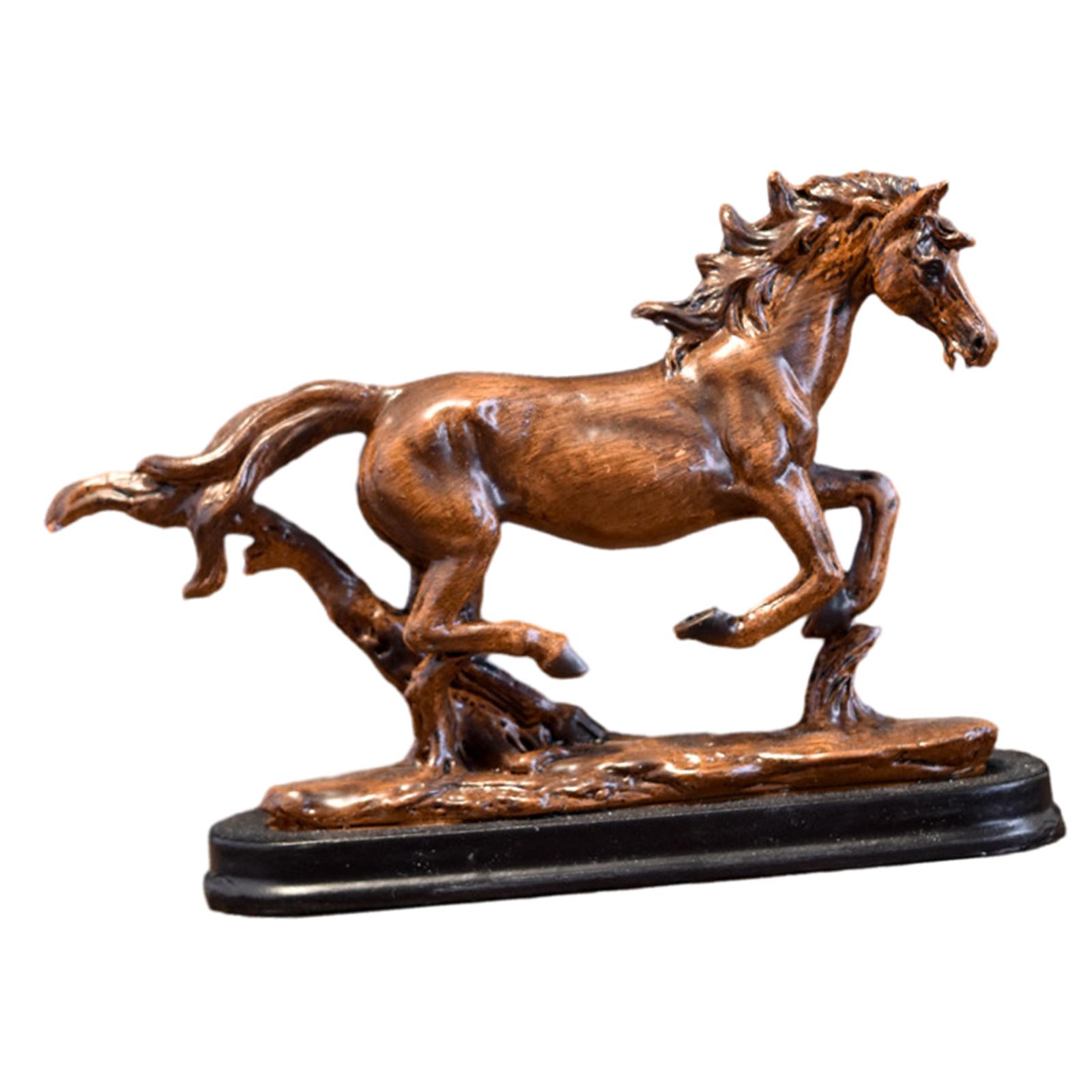 

Фигурка Настольное Украшение Лошадь Коллекция Скульптура Художественное Украшение для Офисного Стола Гостиной Декор Стола Домашний Декор