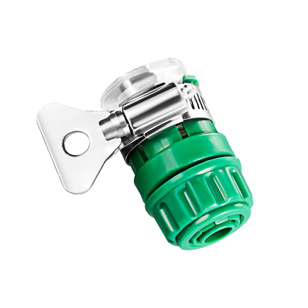 

Plastic Quick Connect Tap Adapter For 15-21mm Water Faucet Hose, Garden Irrigation Connector For Garden Watering & Car Wash зелёный