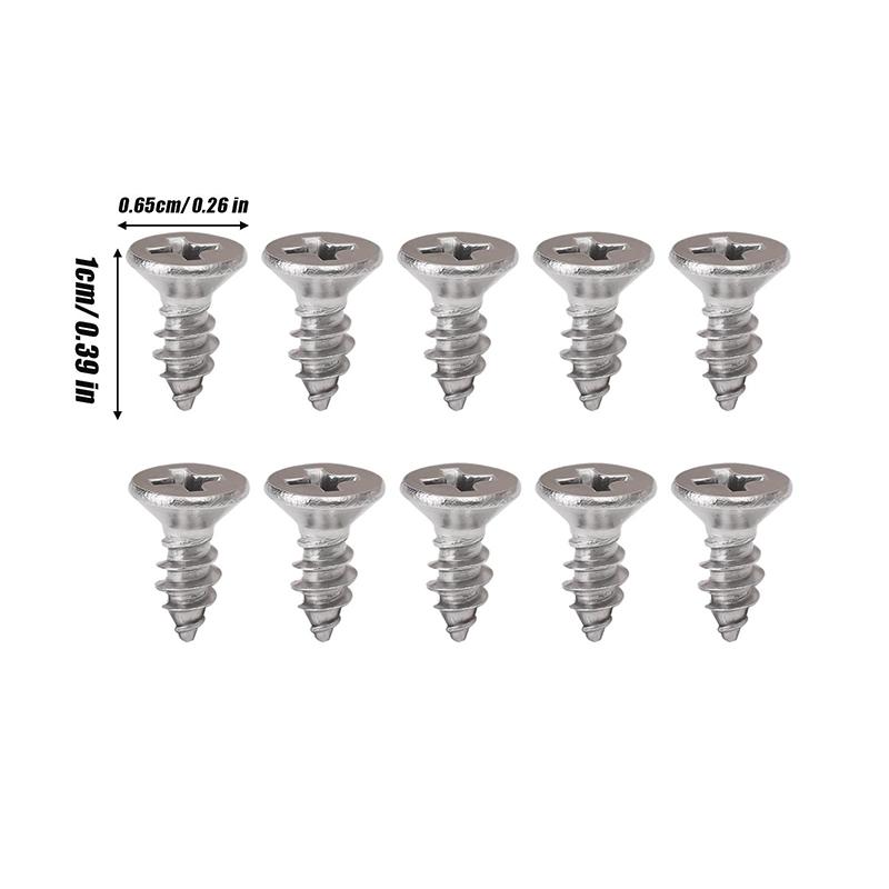 304 Stainless Steel Cross Recessed Countersunk Flat Head Tapping Screws for Wood Self-tapping Phillips Furniture Screw Fasteners