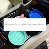 4pcs Diamond Car Cup Holder Insert Coaster Water Cup Drink Bottle Anti-slip Mat Washable Silicone Mat Car Accessories