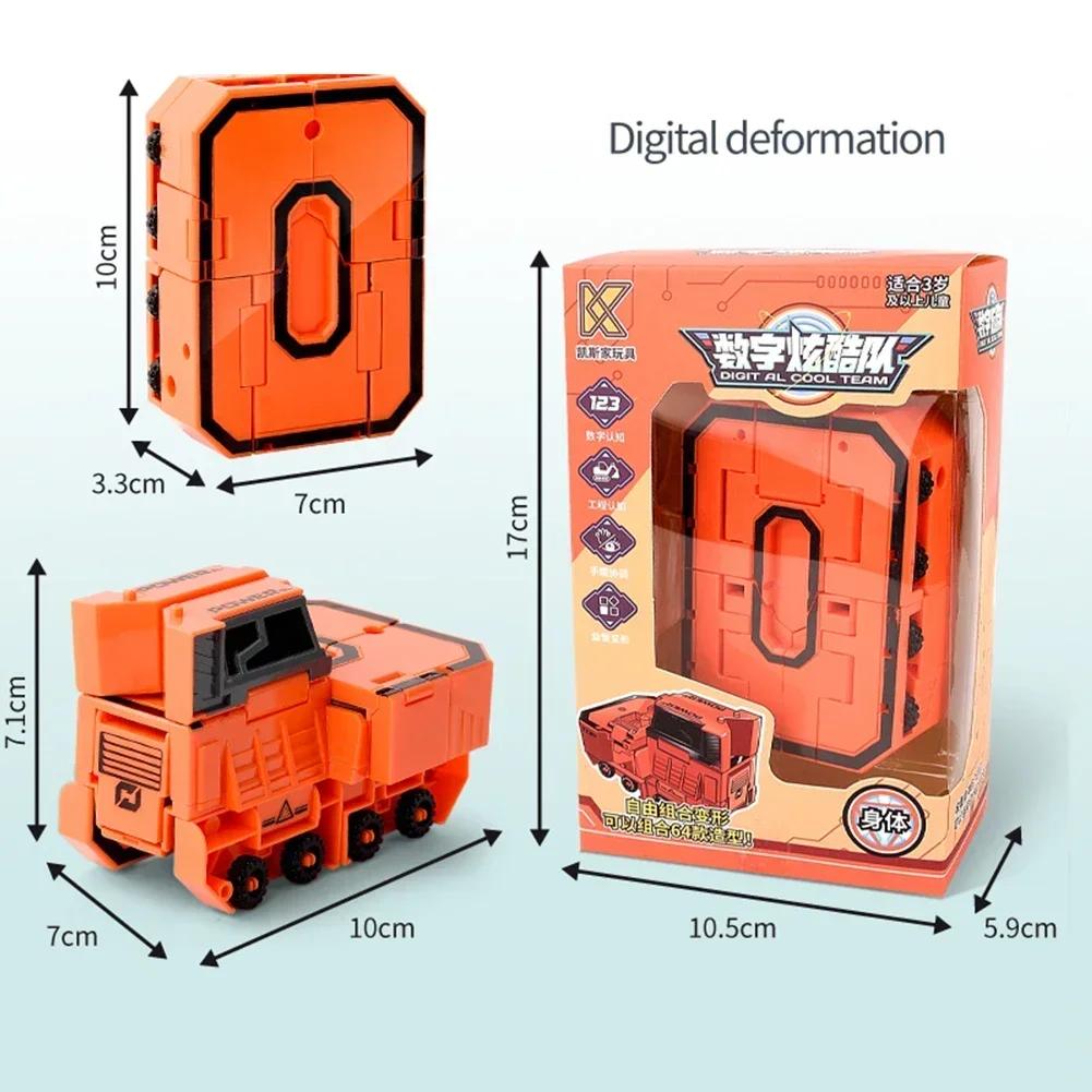 

Цифровые Номера Боты Развивающие Игрушки Транспорт Танк Воин Деформация Фигурки Трансформация Робот Для Детей