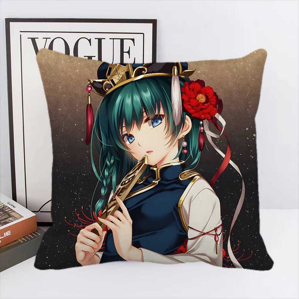 Shiki Eiki Eiki Shiki Anime Pillow Case Square Pillow Bedroom Sofa Leisure Comfort Cushion Car Home Decoration
