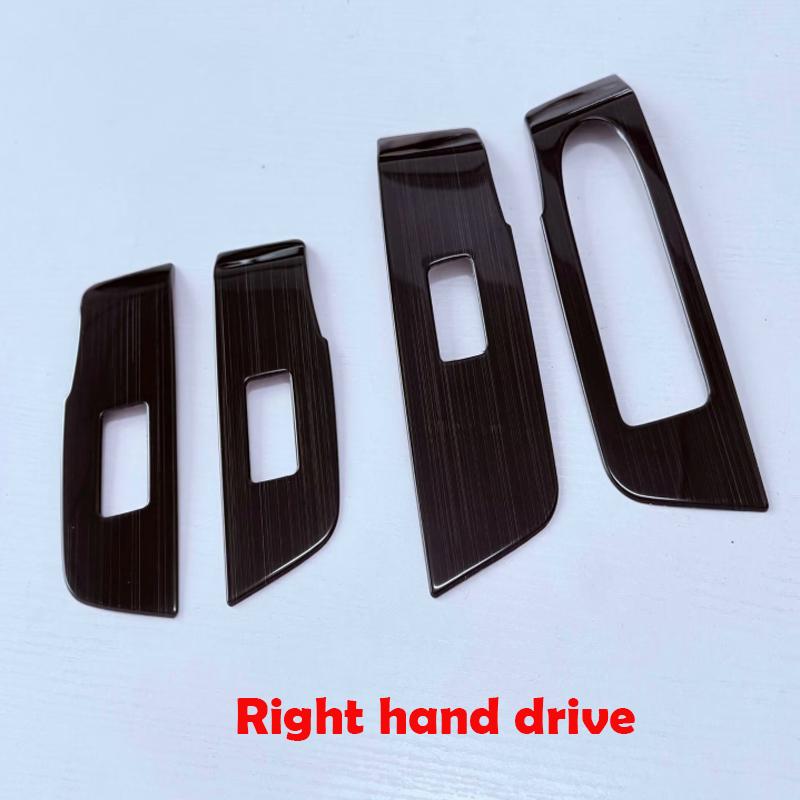 LHD RHD For Mazda CX-70 CX70 2024 2025 Steel Door Armest Window Rise Switch Glass Lift Control Panel Cover Interior Accessories