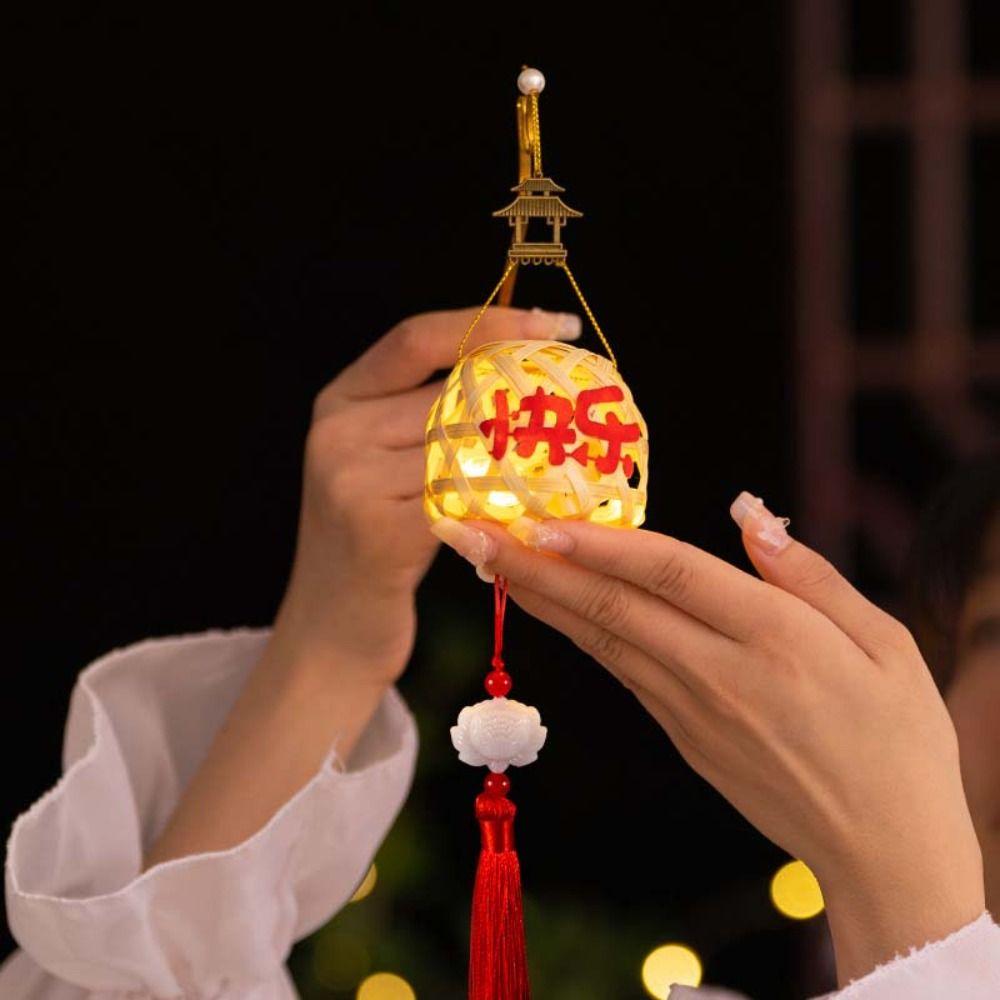 

Blessings Chinese Lamp Lantern Handmade DIY Mid-Autumn Lantern Party Decor Mid-Autumn Festival