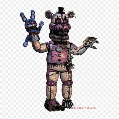 Five Nights At Freddy'S Sister Location Art Iron On Heat Transfer Printing Vinyl Patches Sticker for Clothes DIY Appliques Washable Patches