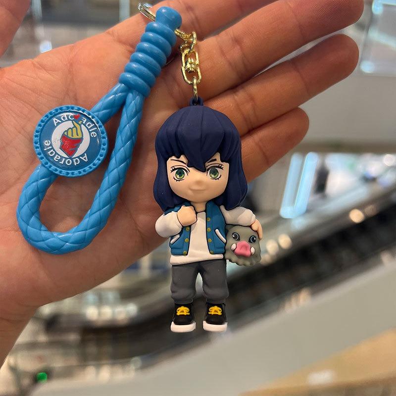 New  Keychain Couple Car Pendant Cartoon Bag Keychain Hanging Accessory Cute  Anime Merchandise Gift For