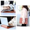 PU08DZ Leather Laptop Liner Bag with Stand Function, Size: 13.3 inches