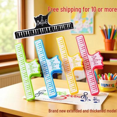 Macaron Color Multifunctional Piano Sheet Music Clips - Widened & Thickened for Durability