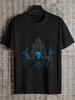 1pc Gothic Cathedral Moonlight Glow T-shirt