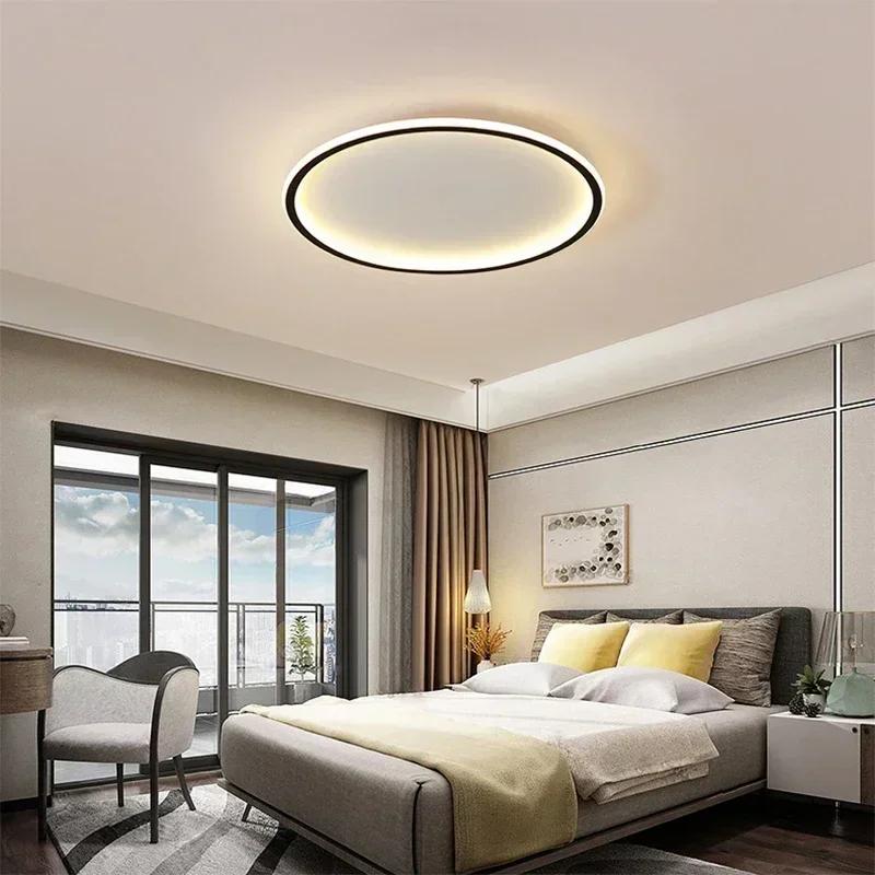 Modern Ultra-thin Minimalist Design Ceiling Lamp for Bedroom Living Room Kitchen Hallway Balcony House LED Lighting Lustre