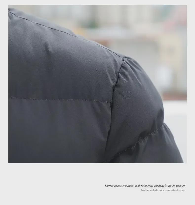 Herrenjacke im koreanischen Stil mit dicker Baumwolle im Winter 2022 – trendige, locker sitzende Brotjacke
