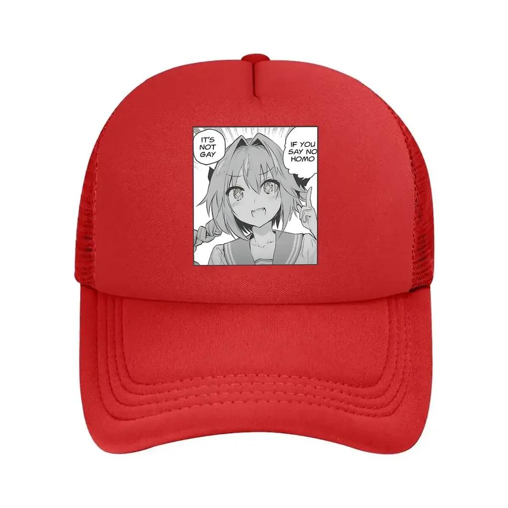 Anime Meme Humorvoll, Manga-Stil Grafische Kunst Netz-Baseballkappe