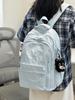Schoolbag Student School Bag Fashion Travel Backpack Women's Outdoor Leisure Men's Backpack Large Capacity College Student School Bag Women