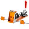 Pocket Hole Jig Kit, 34 Pcs Pocket Hole Jig System with 11" C-clamp, Fixture, Step Drills, Wrenches, Drill Stop Rings, Square Drive Bits, Toolbox, for