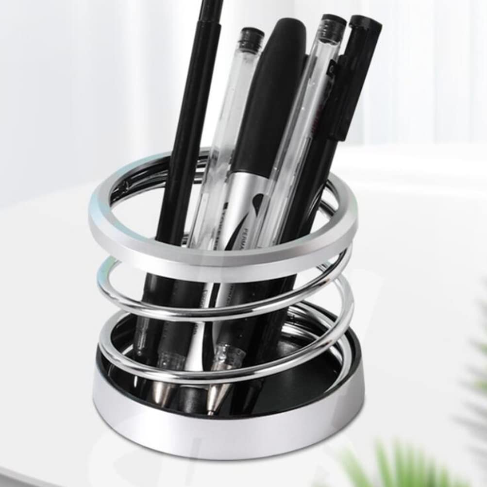 Car Drink Holder with Spring Smartphone and Accessory Silver Design, Storage,