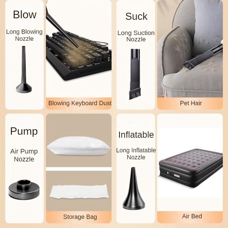 LEIBOO Car Vacuum Cleaner Portable Mini Dust Collector Dry And Wet Dual-Use Wireless Handheld Cleaning Home Appliances