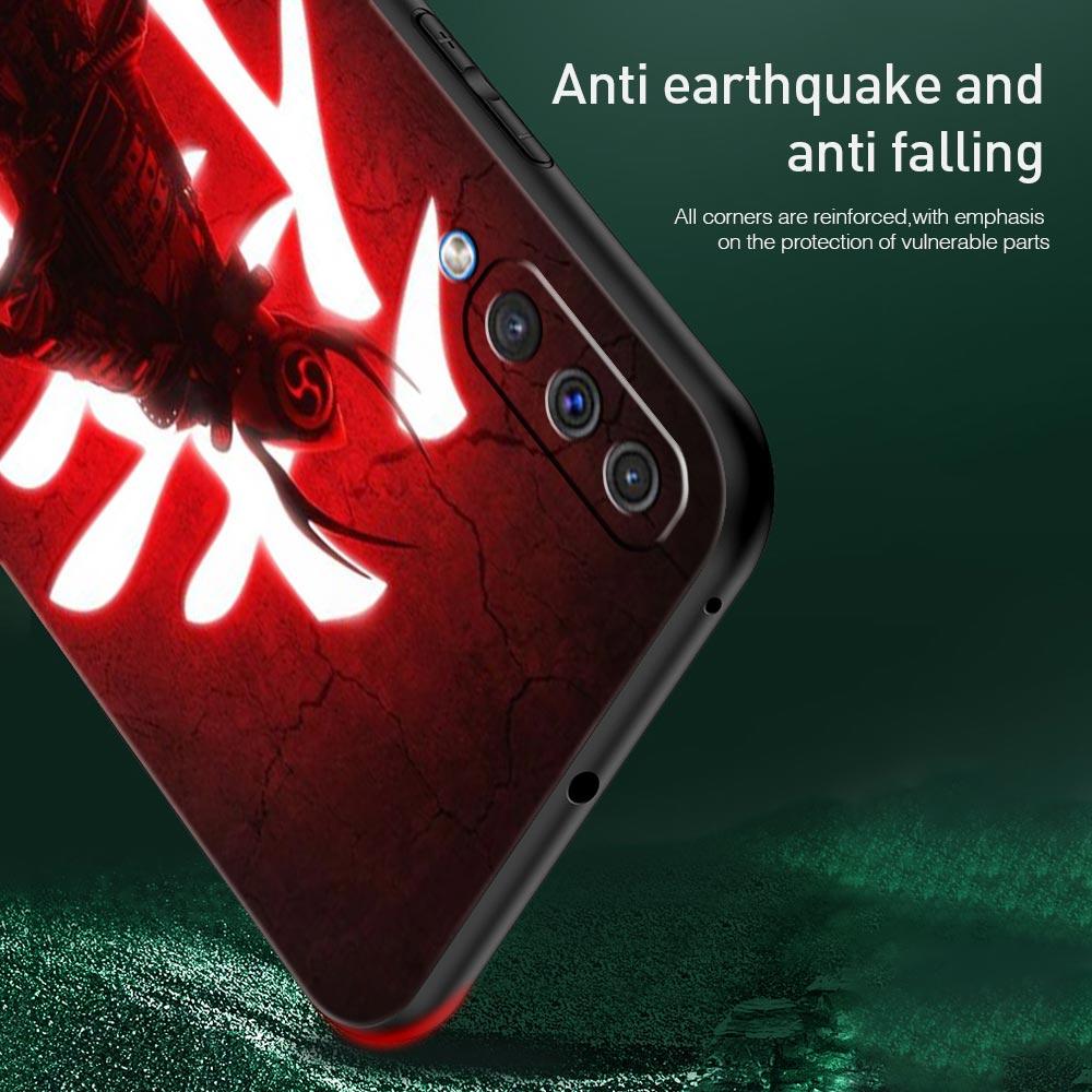 Painting Japan Samurai Art Phone Case for Samsung A52 5G A12 A70 A50 A40 A20s A30 A10s A20e A10 A22 A72 A32 A02 A42 A04S Cover